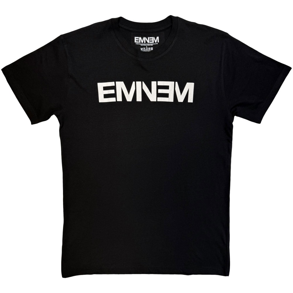 Eminem - Logo Mono Herren TShirt - Schwarz/Weiß